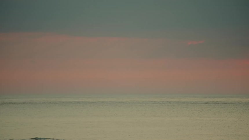 Landscape of the ocean at sunset