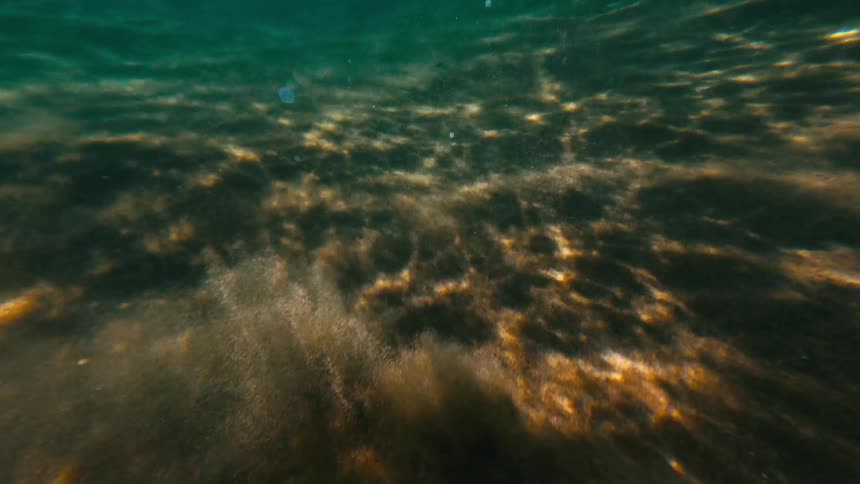 A view of the ocean on a sunny day