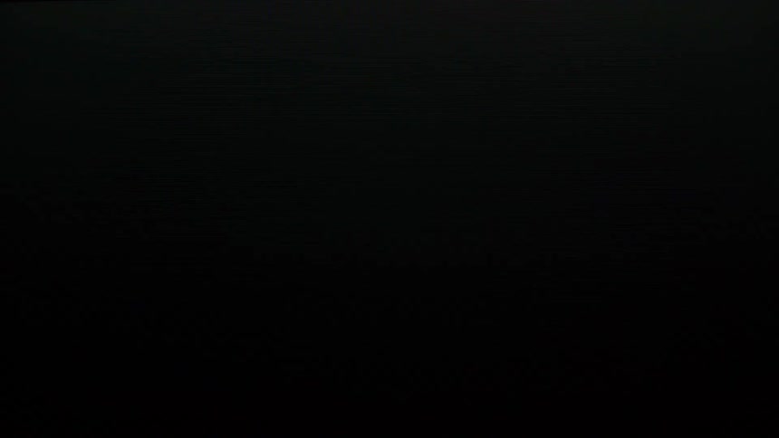 A view of blue and red lights flashing