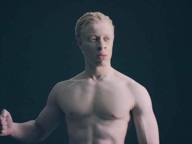 A man standing in a room