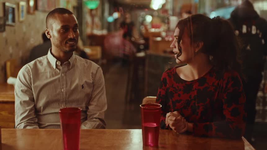 A couple on a date
