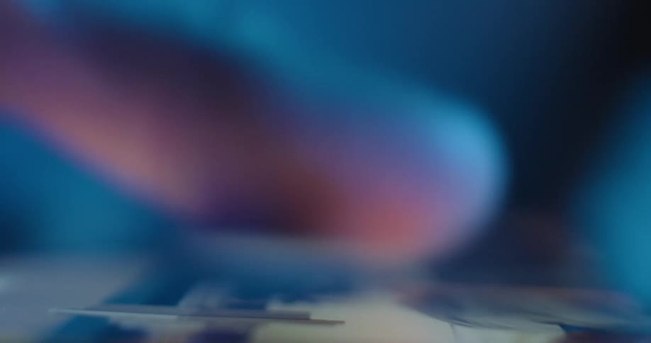 Finger touching a touchscreen surface