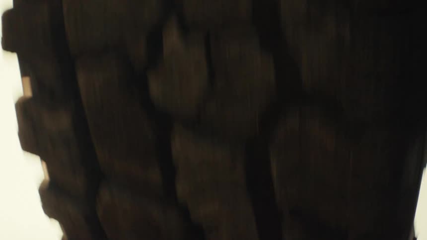 Offroad tire in motion on rough terrain