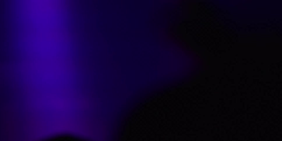 Silhouettes of a crowd with hands raised in the air, dancing and worshipping at a concert with flashing colored lights