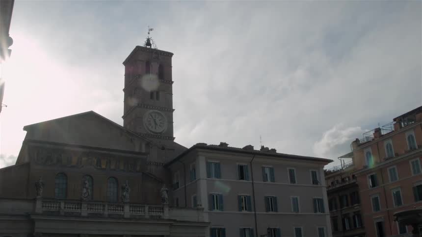 The building has a clock tower in the middle