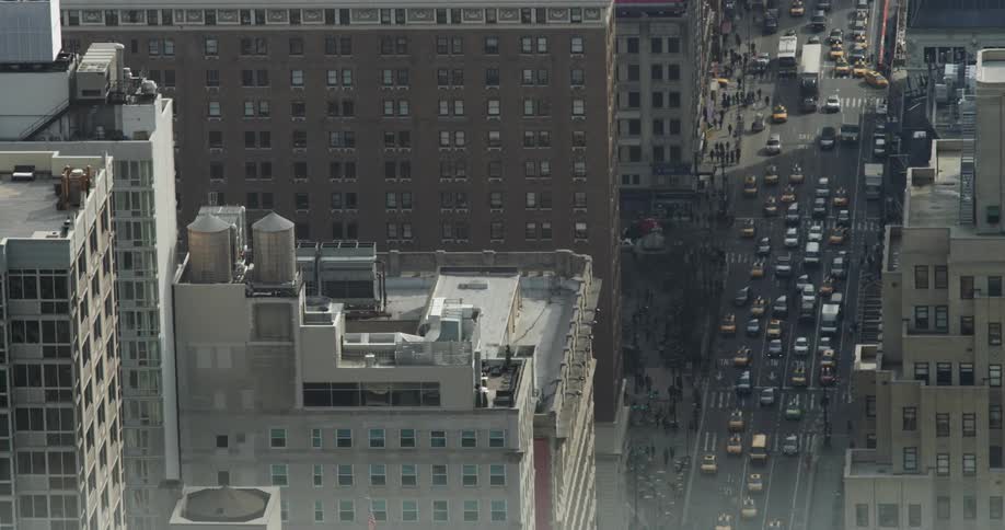 Vehicles commute in the city