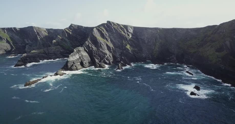 Cliffs overlooking a large body of water