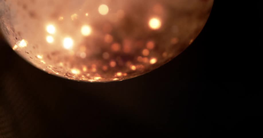 A bright light and then ashes settle