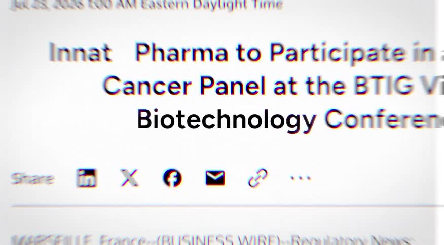 A rapid scroll through various online news articles and headlines about the biotechnology industry