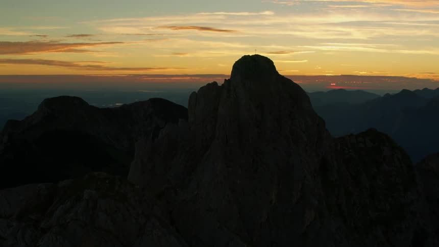 Mountains at sunset
