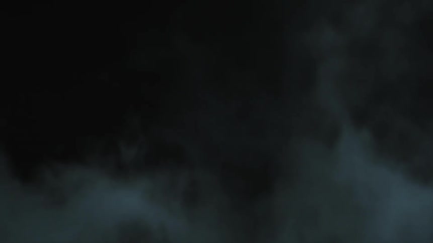 Smoke slowly rises