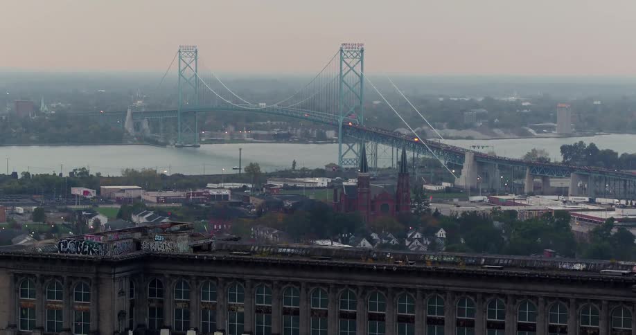 The city has a bridge ahead