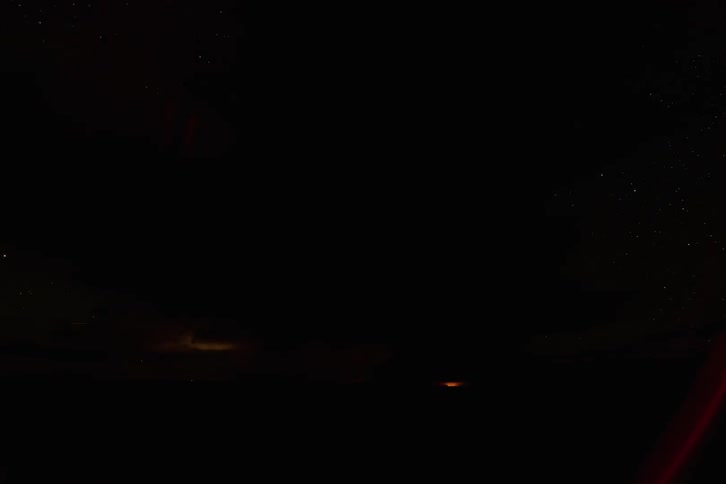 Lightning striking repeatedly over the Grand Canyon