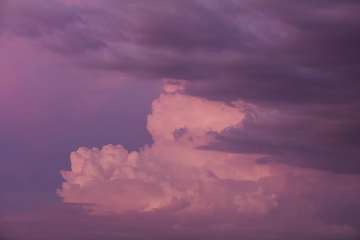 Clouds rolling in the sky