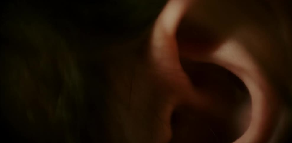 Close up of a person's ear