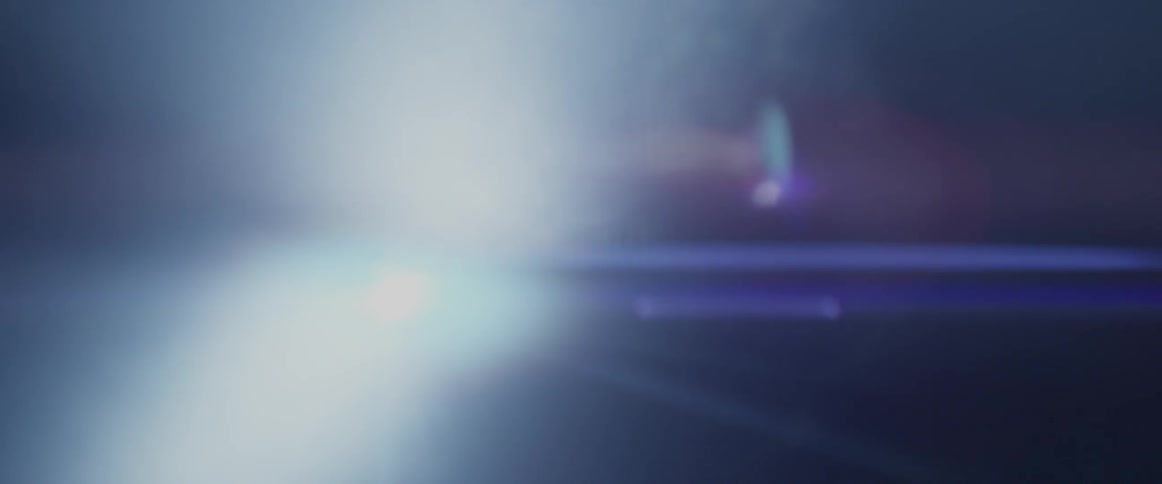 A bright light in a very dark area