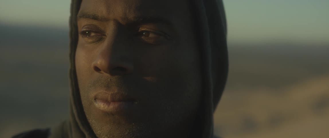 A person looking over their shoulder