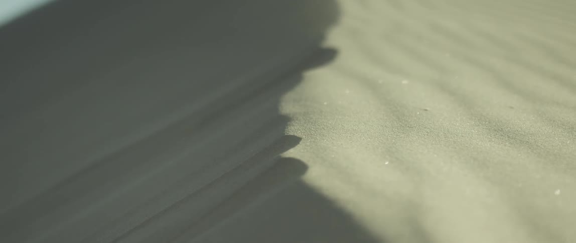 Stand being blown off of a dune