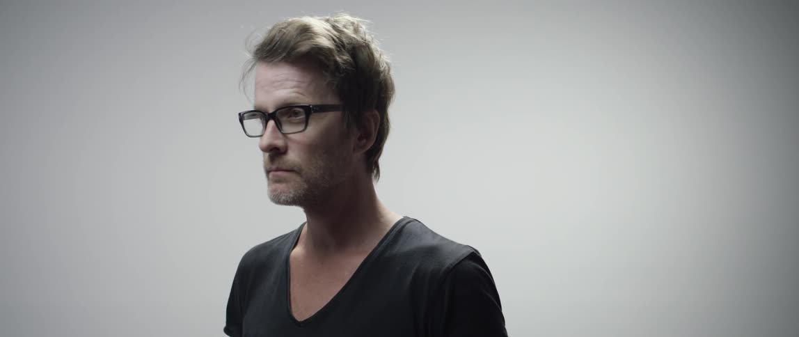 A person wearing glasses