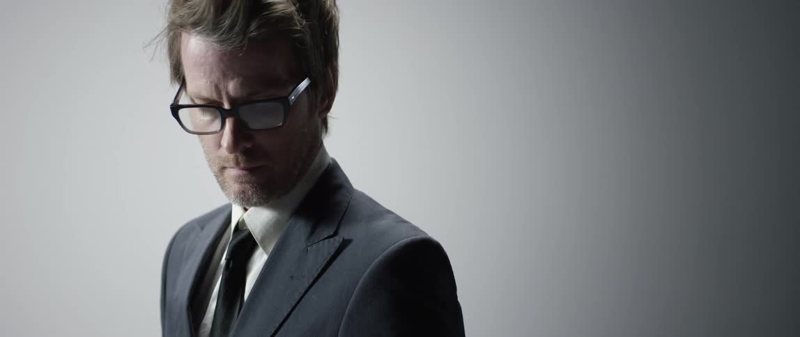 A person wearing a suit