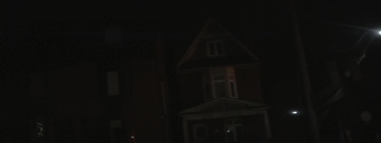 A city at night