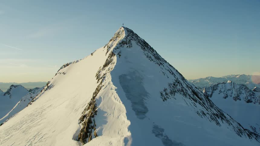 Snow covered mountains