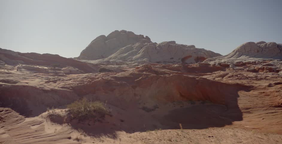 The hills are full of brown rocks