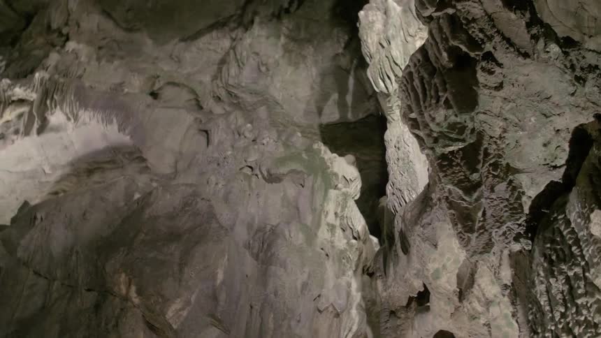 Close up of rock formations