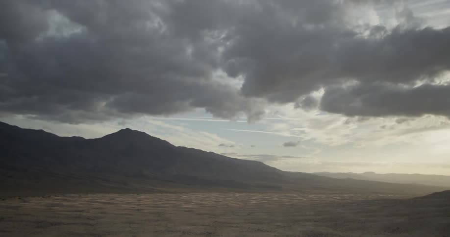 Mountain wilderness on cloudy day