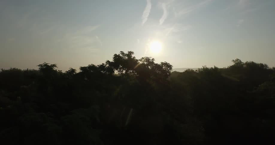 Sunset on the horizon