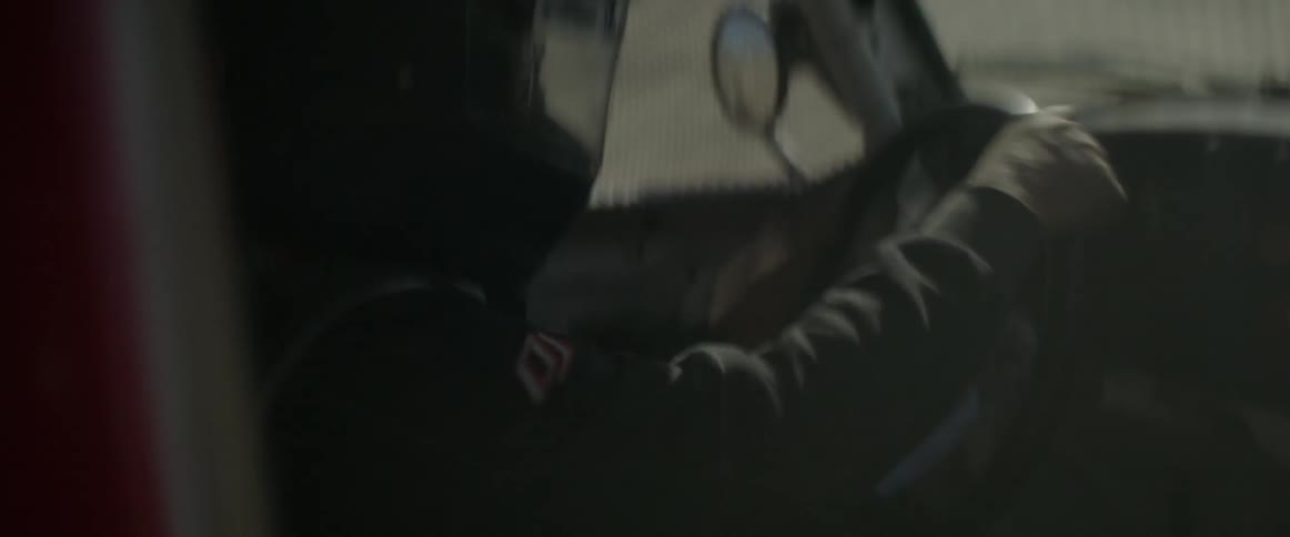 A man drives a rally car