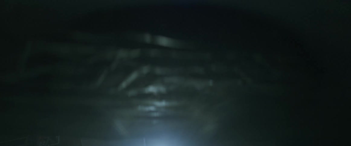 Light is shined on the dark surface