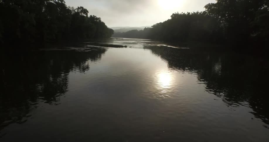 Calm waters on a cloudy day