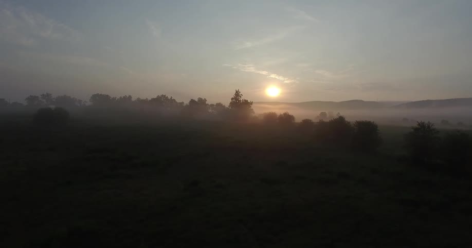 Sunset on the horizon