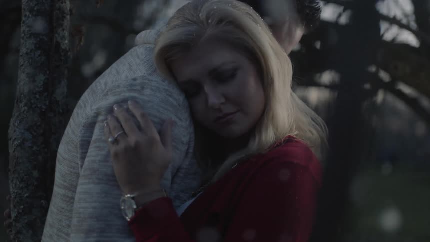 People in an embrace