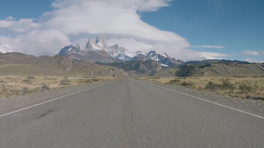 The road is empty ahead