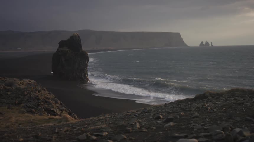 A coast at lowtide