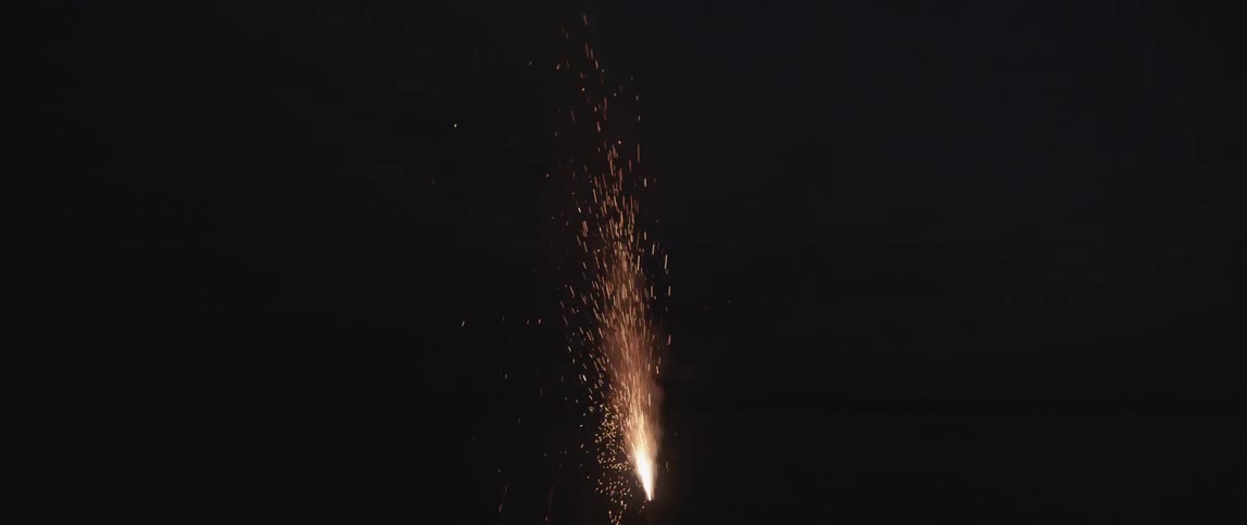 Fireworks light up the night sky