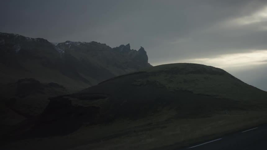 Mountains on an overcast day