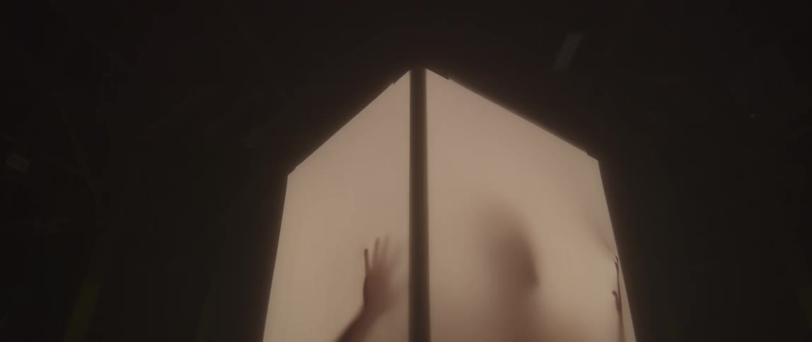 Someone is trapped inside a small square box