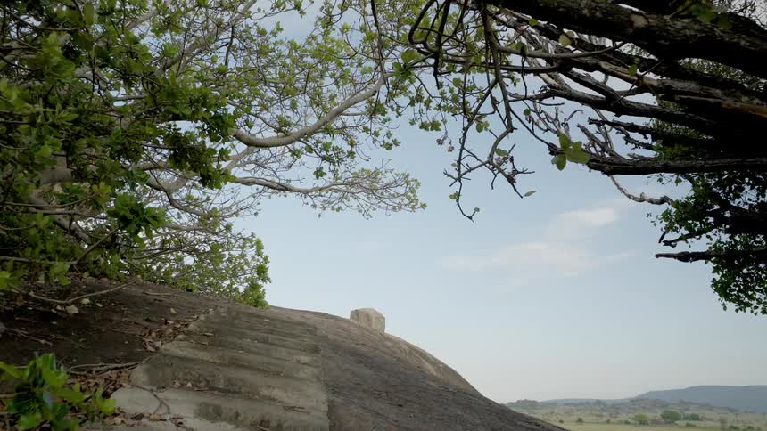 Small hill overlooking grassy plains