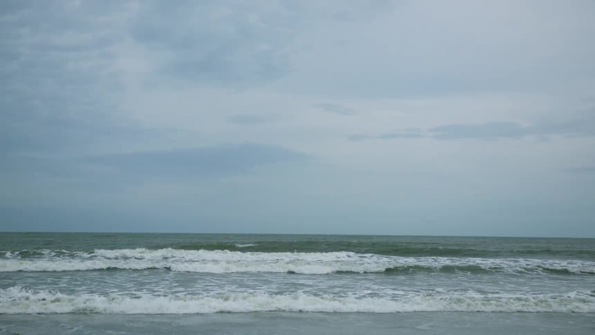 Ocean waves come to shore