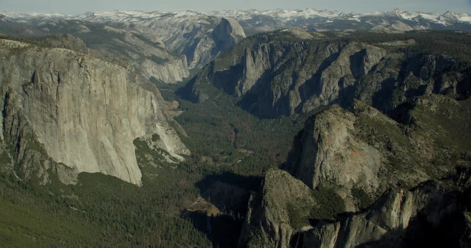 El Capitan, Half Dome, Tunnel View from the sky! Yosemite National Park, California
