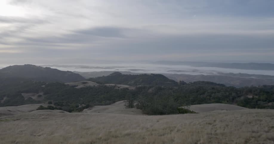 Rocky scenery on a cloudy day