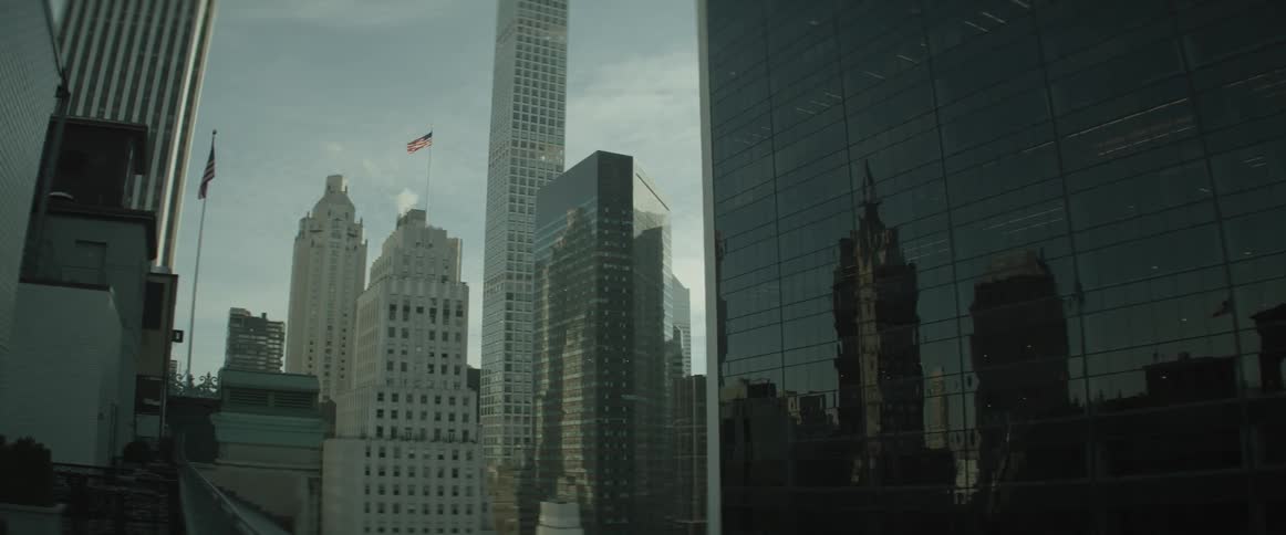 Skyscrapers are being filmed