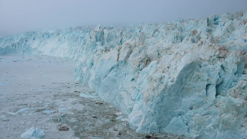 A large glacier