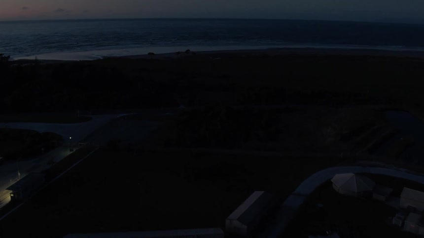 Cement factory by the sea