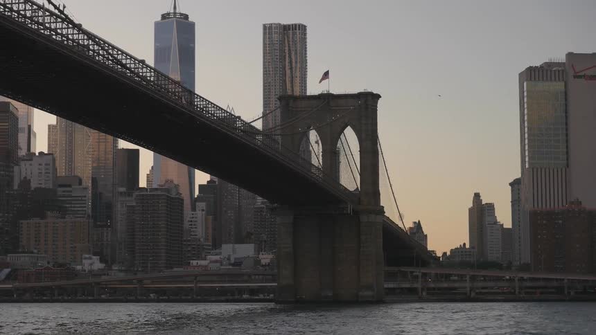 A bridge across a river