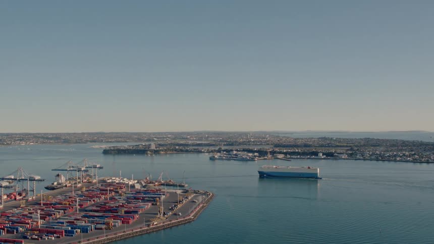 View of a harbor and a body of water