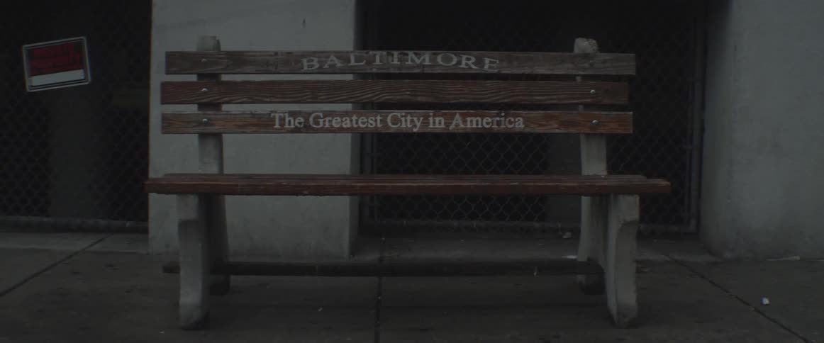 A bench in baltimore